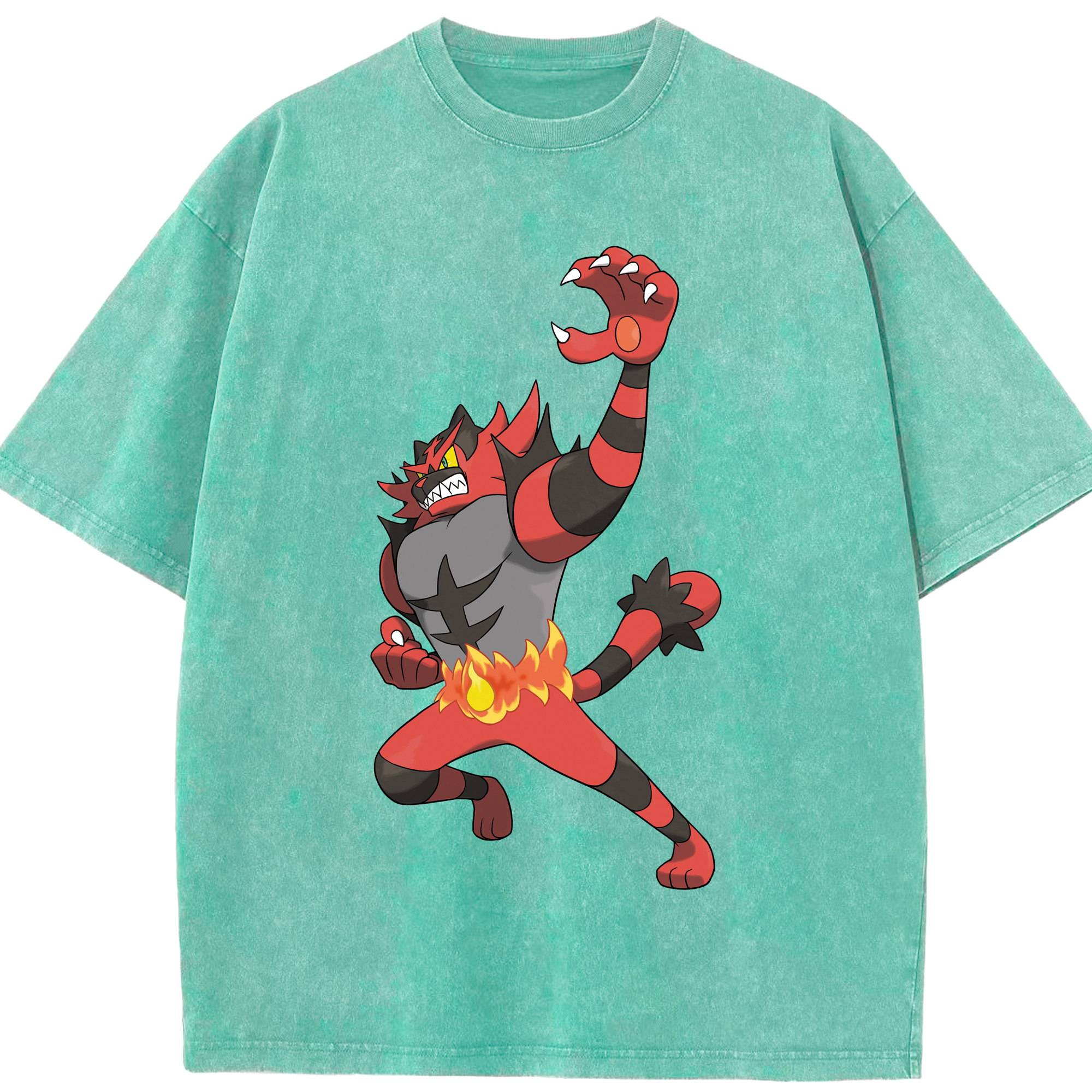 （画像用） ポケットモンスター Pokémon 綿100% ヴィンテージ風 半袖Tシャツ（フロントプリント）